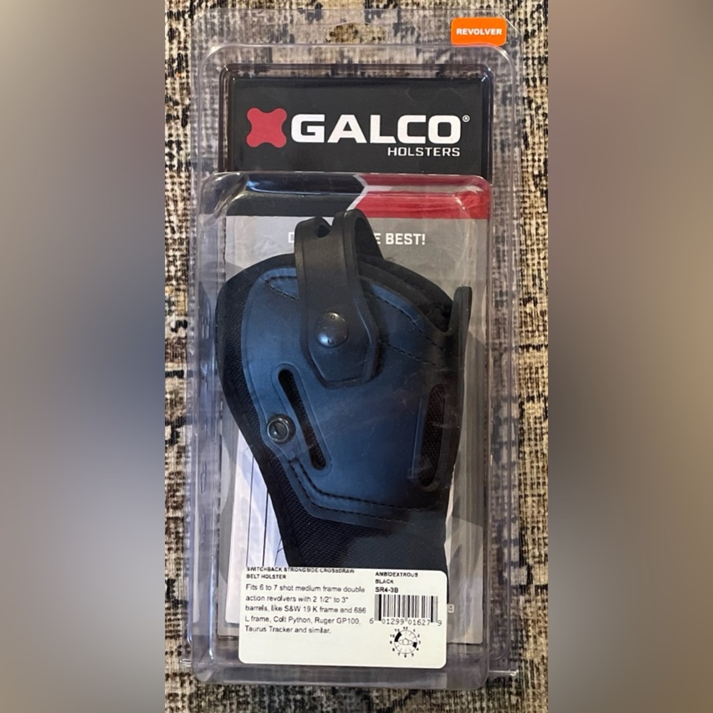 Galco Switchback, Galco Sr43b Switchback Belt Holster Black